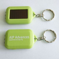 Solar Powered Flashlight Key Chain